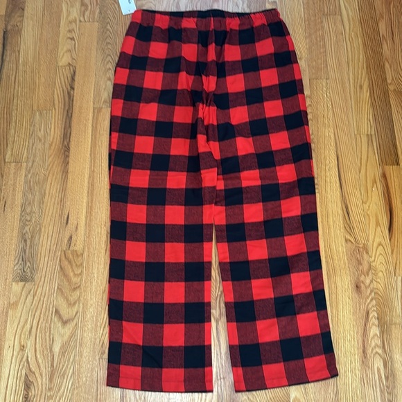 NWT Sonoma Men’s Red/Black The Flannel Sleep Pajamas Pant Sz L - Picture 6 of 8